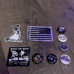 Brandy Melville Buttons and Stickers